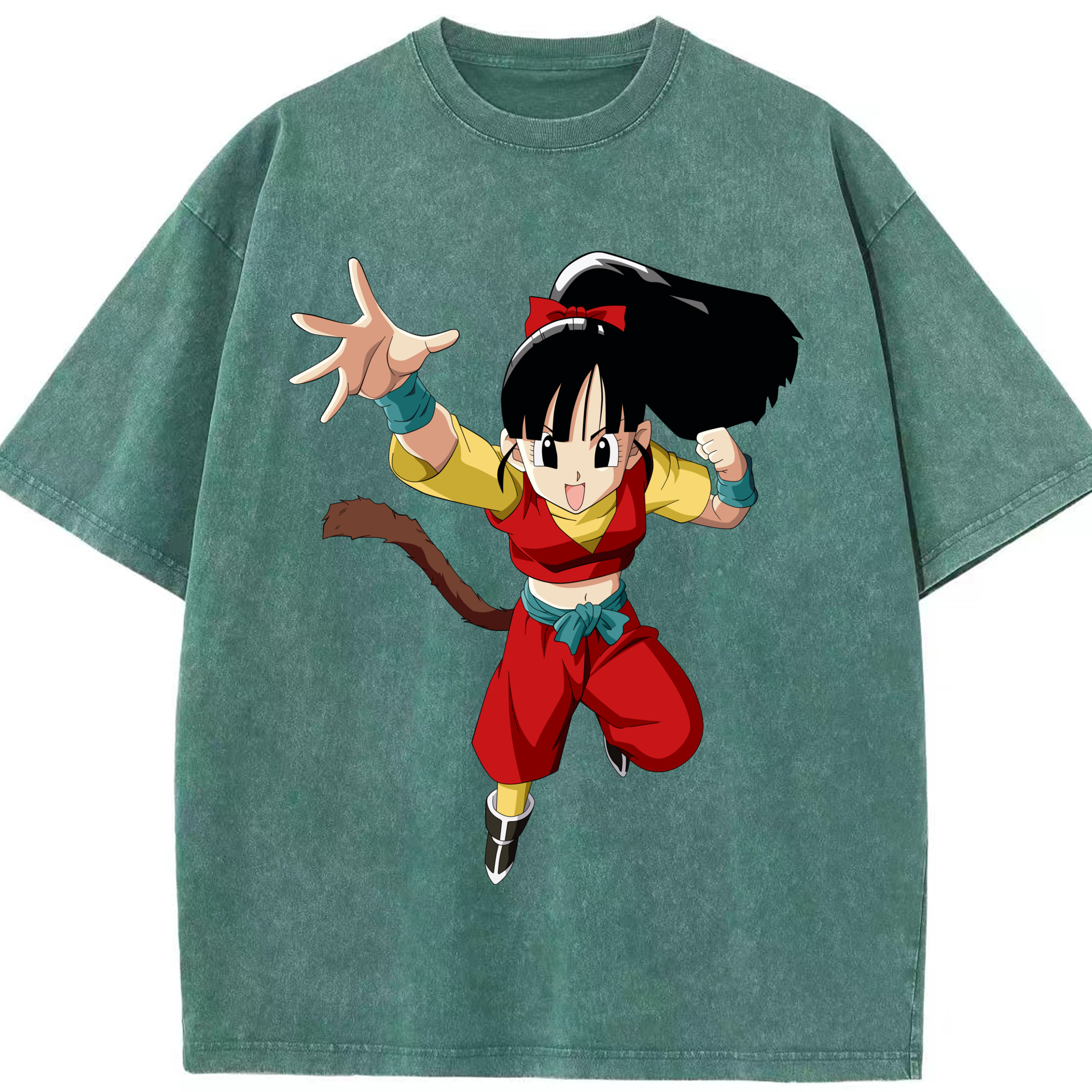 （画像用） ドラゴンボール パン DRAGON BALL Pan 綿100% ヴィンテージ風 半袖Tシャツ（フロントプリント）
